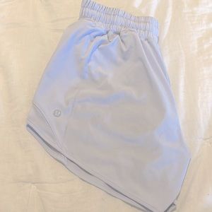 i am selling these lululemon light blue hottie hot shorts